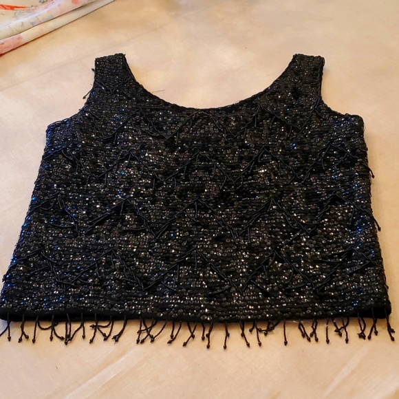 Vintage Beaded Top - Picture 1 of 3